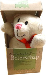 Berelief cadeau - Beterschap - 9x9x14 cm.