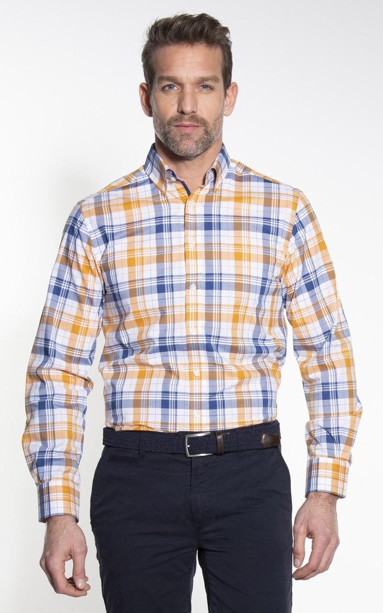 Campbell Classic Casual Overhemd Heren lange mouw