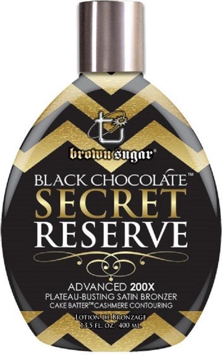 BROWN SUGAR BLACK CHOCOLATE SECRET RESERVE Zonnebankcreme 200x BRONZER - 400 ml