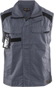 Blåkläder 3164-1800 Werkvest Industrie Ongevoerd Grijs/Zwart maat XL