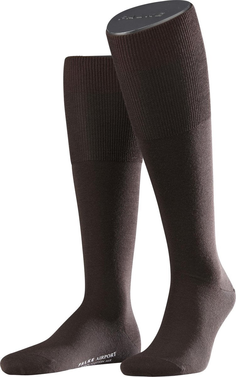 FALKE Airport Kniekous Heren 15435 - Bruin 5930 brown Heren - 49-50