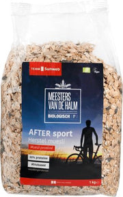 After sport herstel muesli Meesters van de Halm - Zak 1000 gram - Biologisch