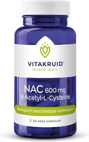 Vitakruid / NAC 600mg n-acetyl-l-cysteine - 60 vcaps