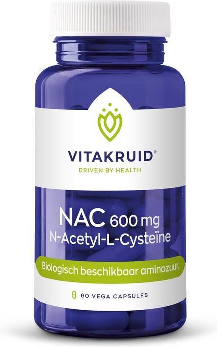 Vitakruid / NAC 600mg n-acetyl-l-cysteine - 60 vcaps