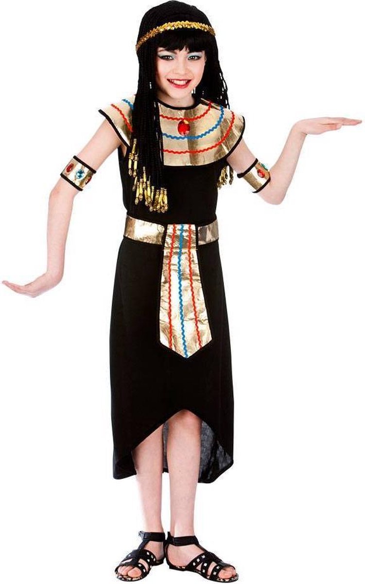 E-Carnavalskleding.nl: 128cm - e-Carnavalskleding.nl Egyptische koningin van de Nijl pak voor meiden
