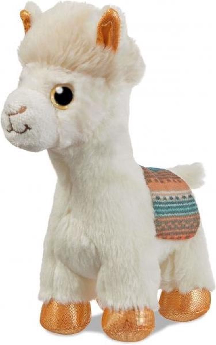 Aurora Knuffel Sparkle Tales Alpaca Buttercup 18 Cm Beige