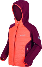 Kielder IV Lichtgewichte Hybrid wandeljas van Regatta met capuchon voor Kinderen