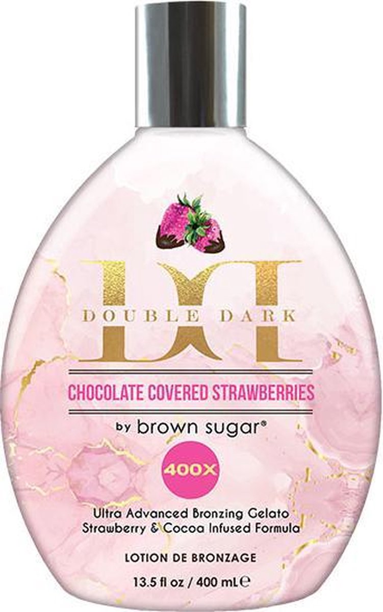 BROWN SUGAR DOUBLE DARK CHOCOLATE COVERED STRAWBERRIES Zonnebankcreme 400X Bronzers - 400 ml