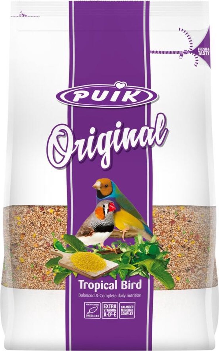 4x Puik Original Tropische Vogels 4 kg