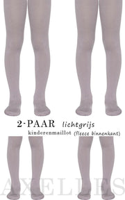 Warme kinderen maillot gevoerd (fleece binnenkant)