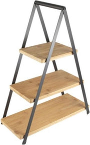 Etagere bamboe en metaal