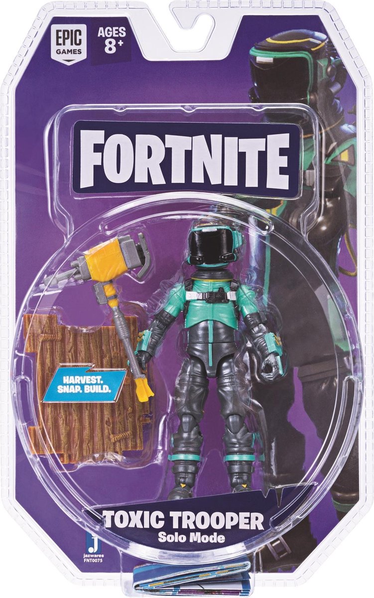 Fortnite Solo Modus Figuur Toxic Trooper 10 cm - Actiefiguur