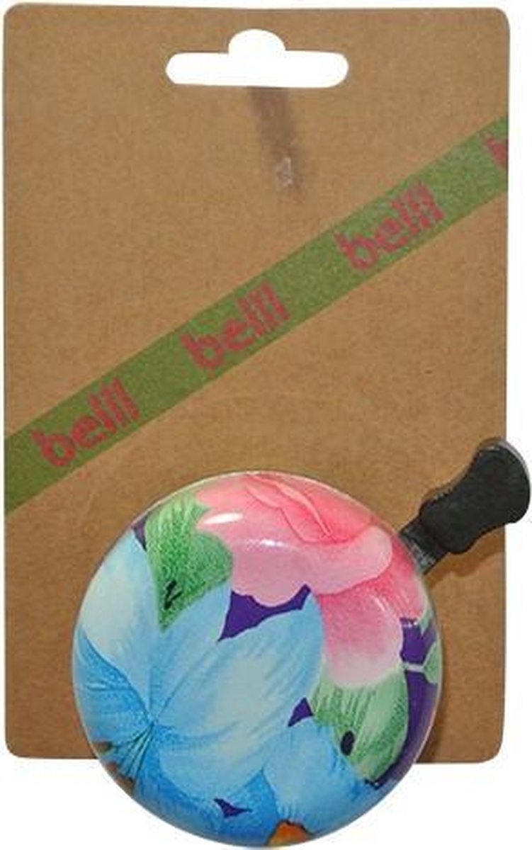 BELLL fietsbel steel Flower-print purple