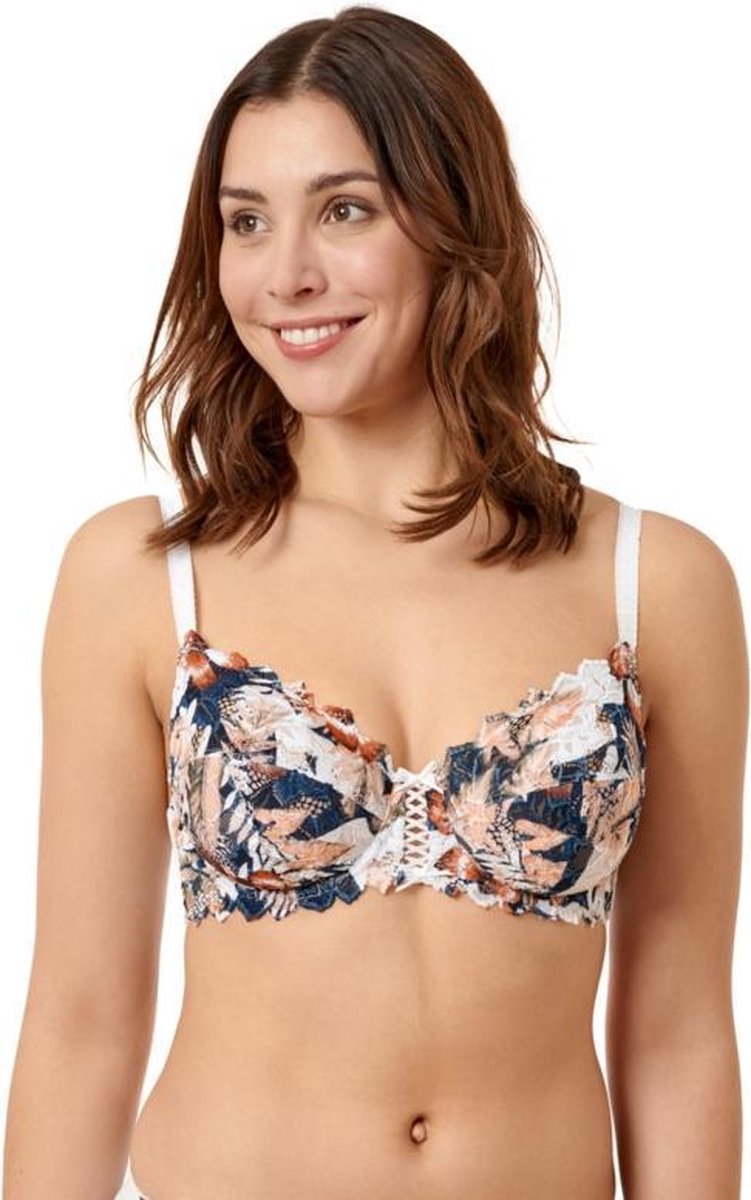 Sans complexe beugel BH | arum mozaik | Floral white print | 95C