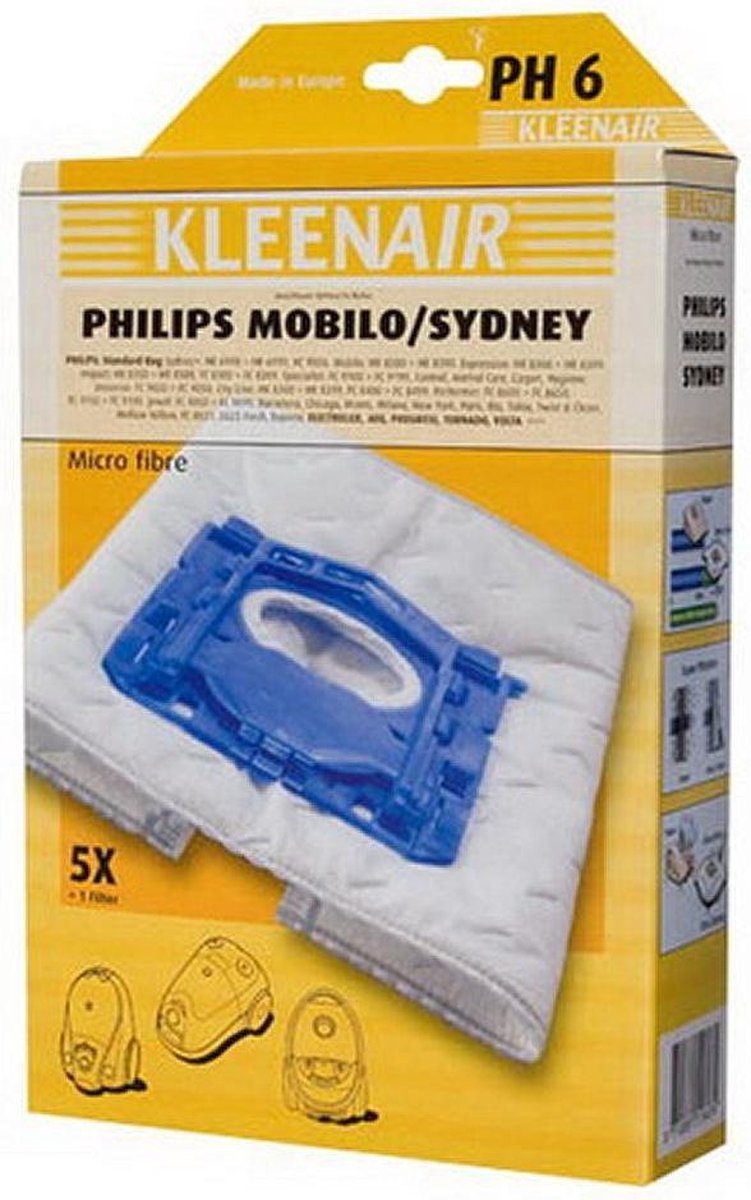 Kleenair Philips S-BAG - Stofzuigerzakken