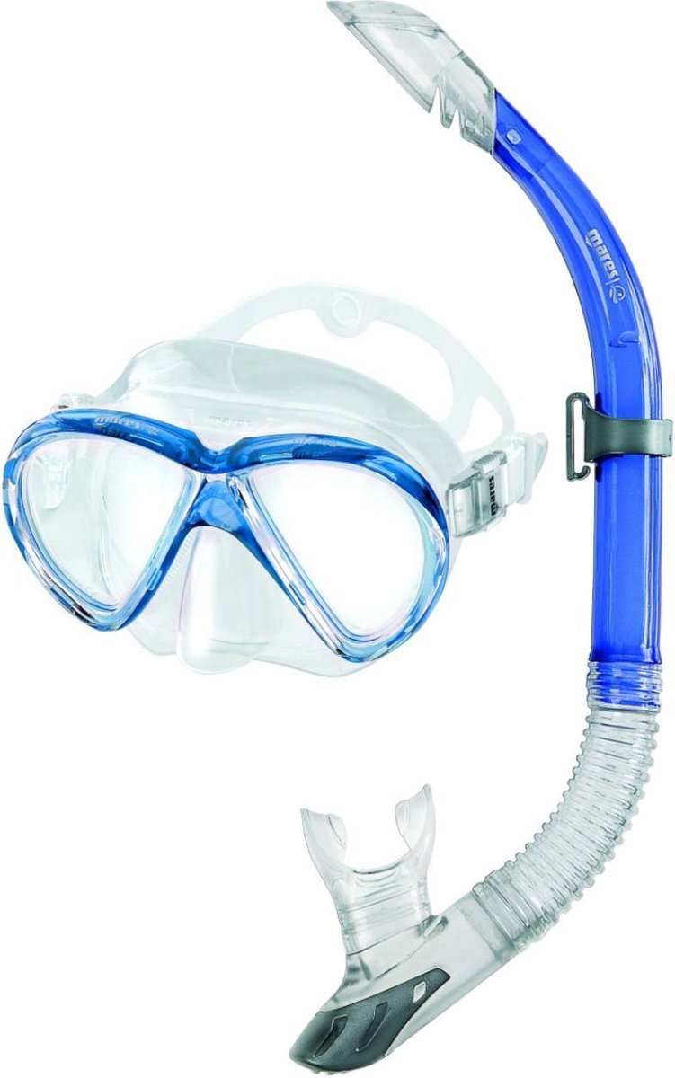 Mares Kona - Snorkelset - Unisex - Blauw