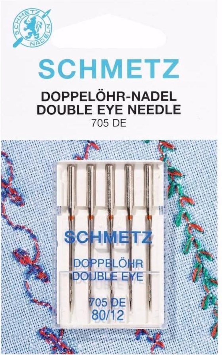 SCHMETZ DUBBEL OOG-NAALDEN 80-12