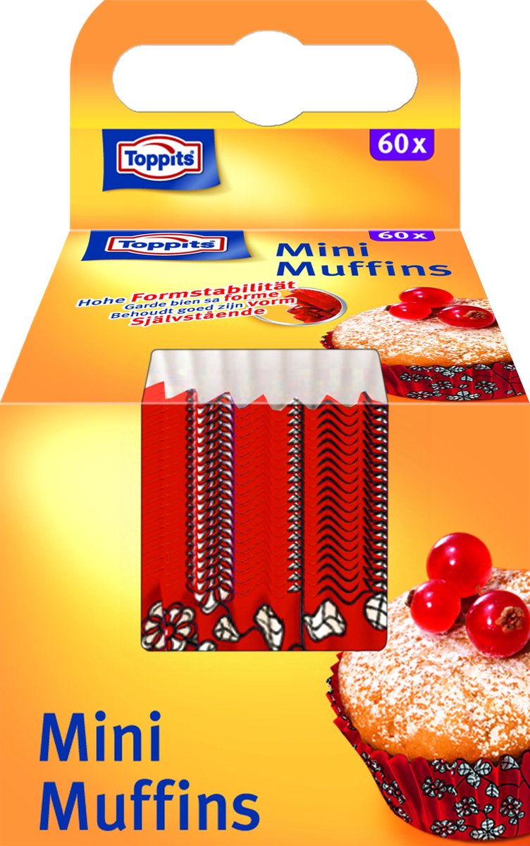 Toppits Mini Muffins Oven Rond Papier bakplaat