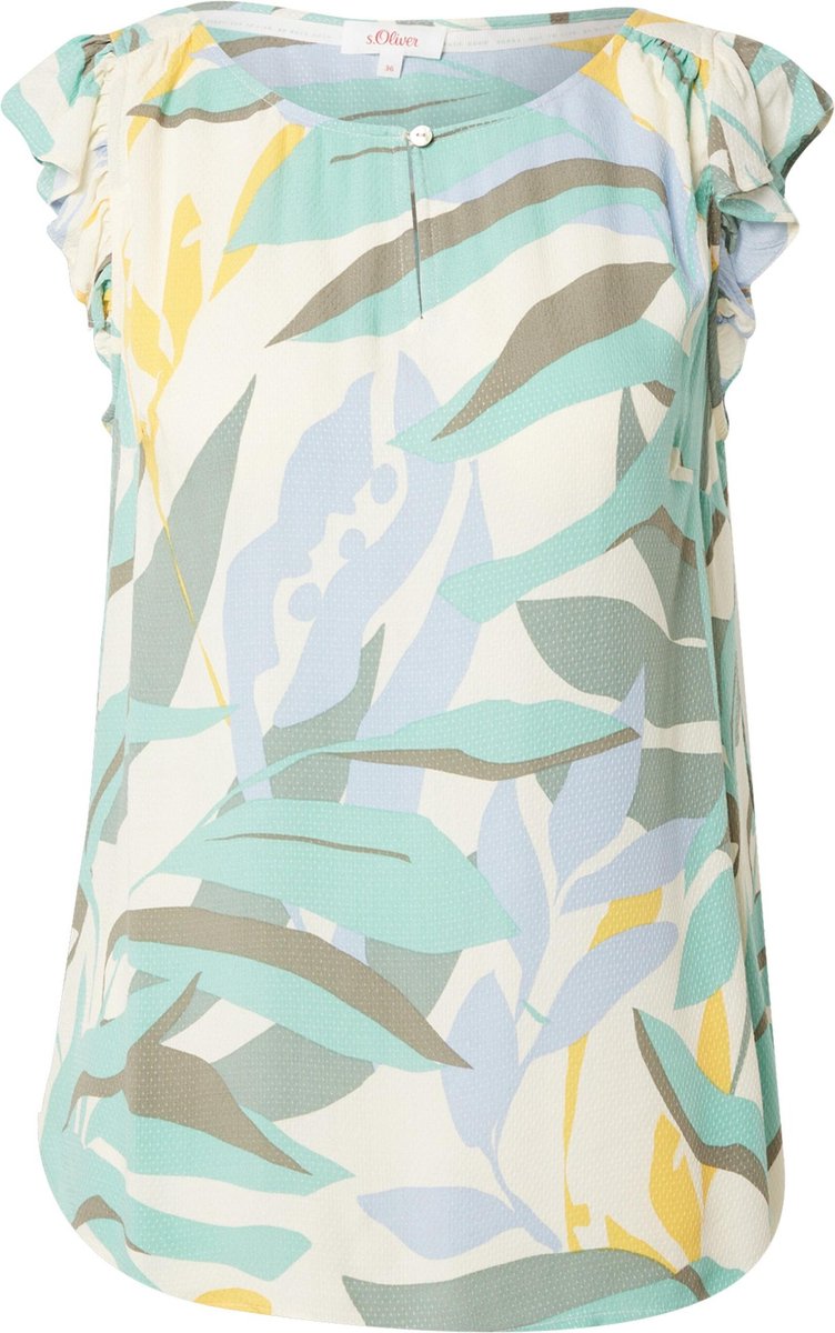 S.oliver blouse Natuurwit-44 (Xxl)