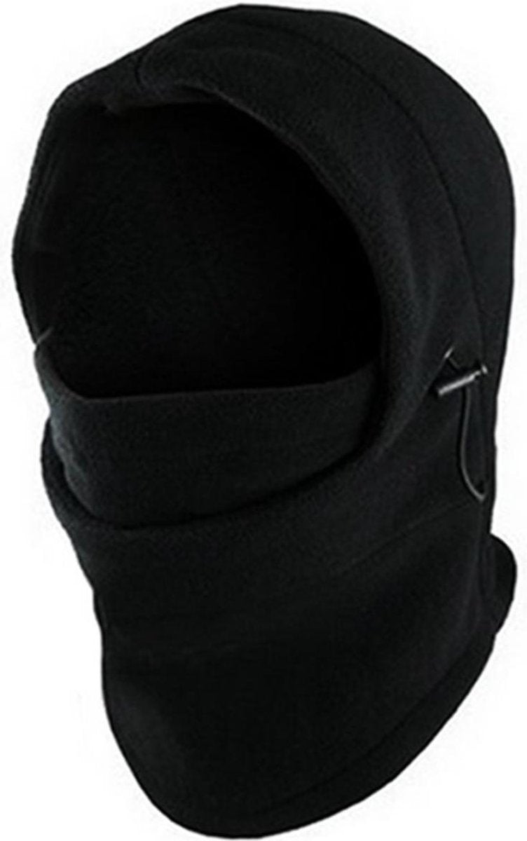 Balaclava - Bivakmuts - Ski / snowboard face mask – Nekwarmer – Scooter muts – fleece sjaal - Unisex - One size - Fleece Zwart