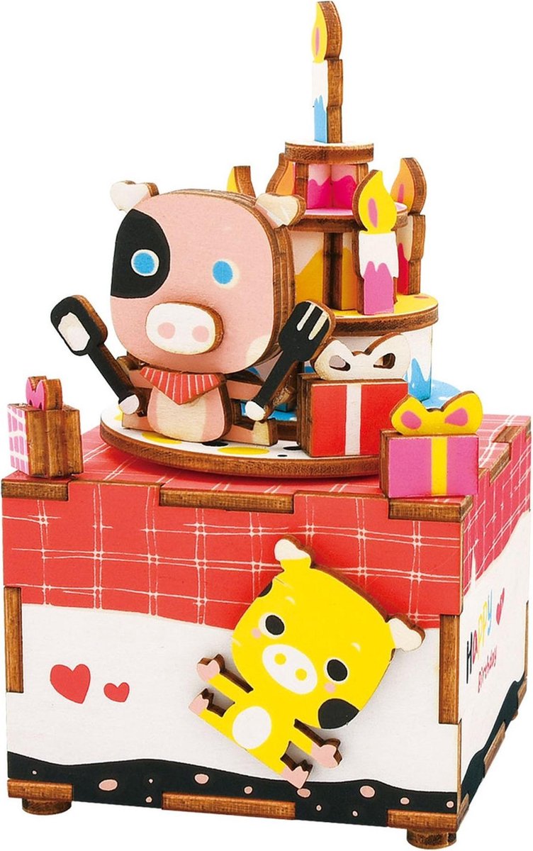 Robotime Sweet Heart AM309 - Houten modelbouw - Muziekdoos - DIY