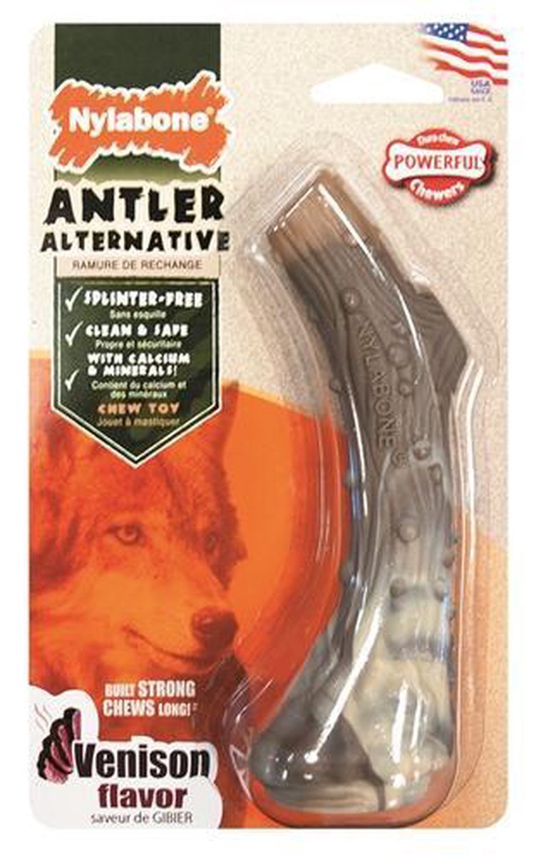 Nylabone durable chew nylon antler medium