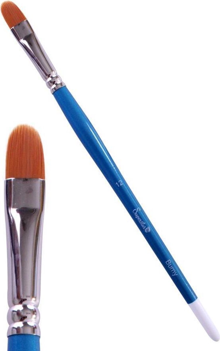 Synthetic filbert brush # 12 Burny SUPERSTAR
