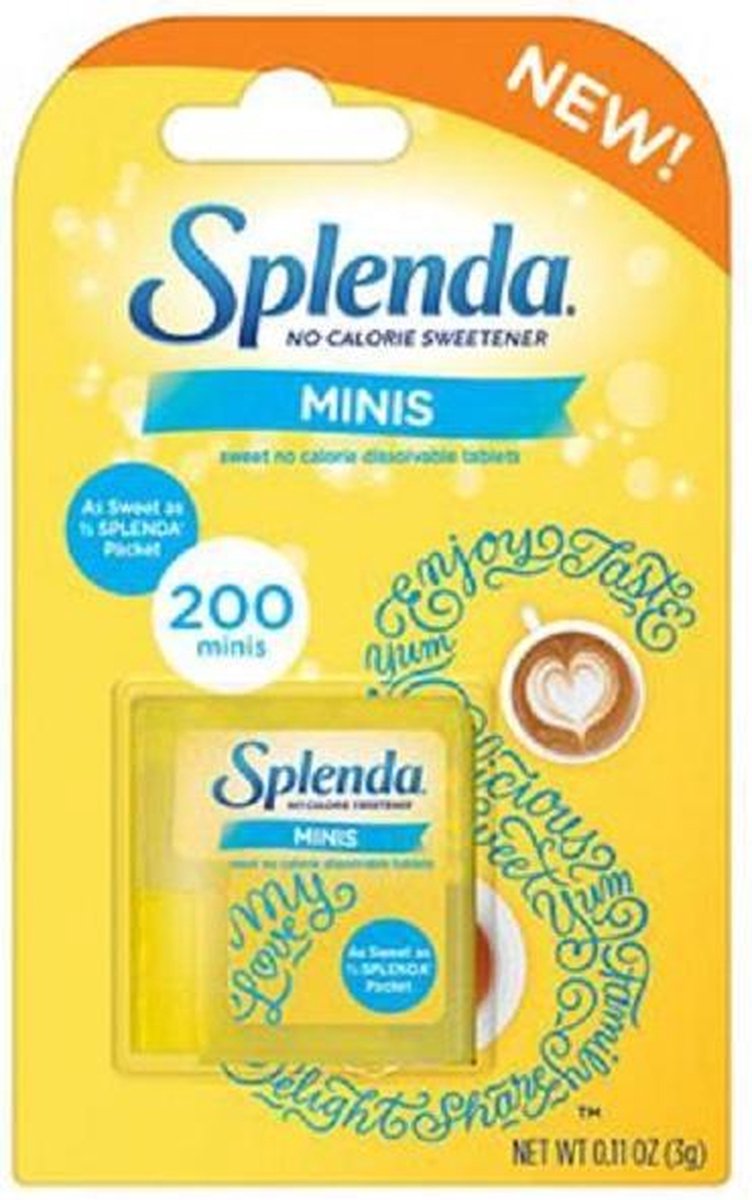 Splenda Mini's | 200 tabletjes  | Snel afvallen zonder poespas!