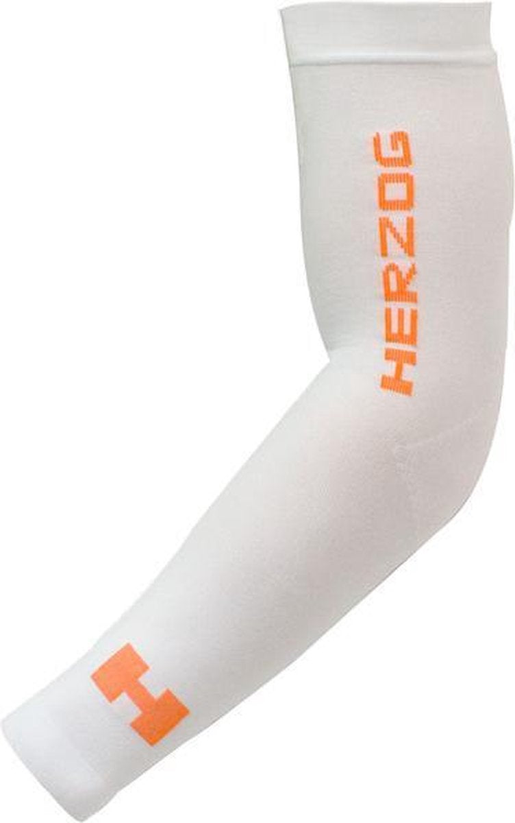 Herzog Pro Compression Armsleeves Lang - wit - maat M