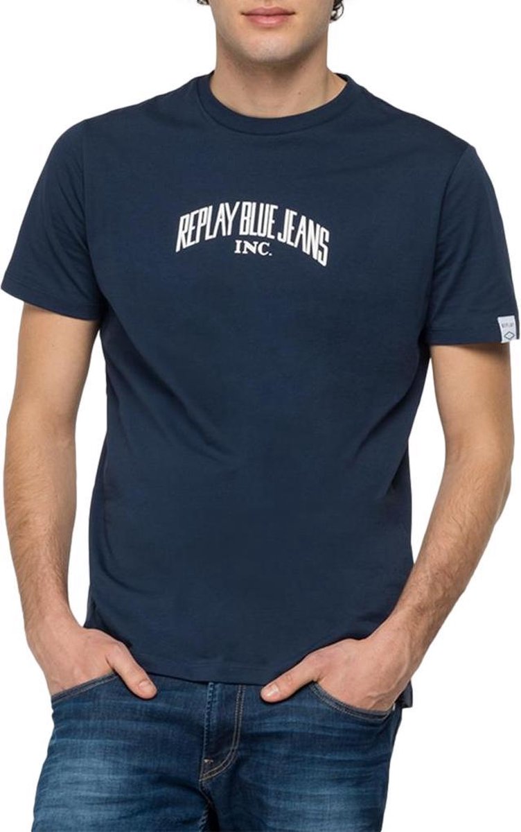 Replay T-Shirt Organic Cotton Blue