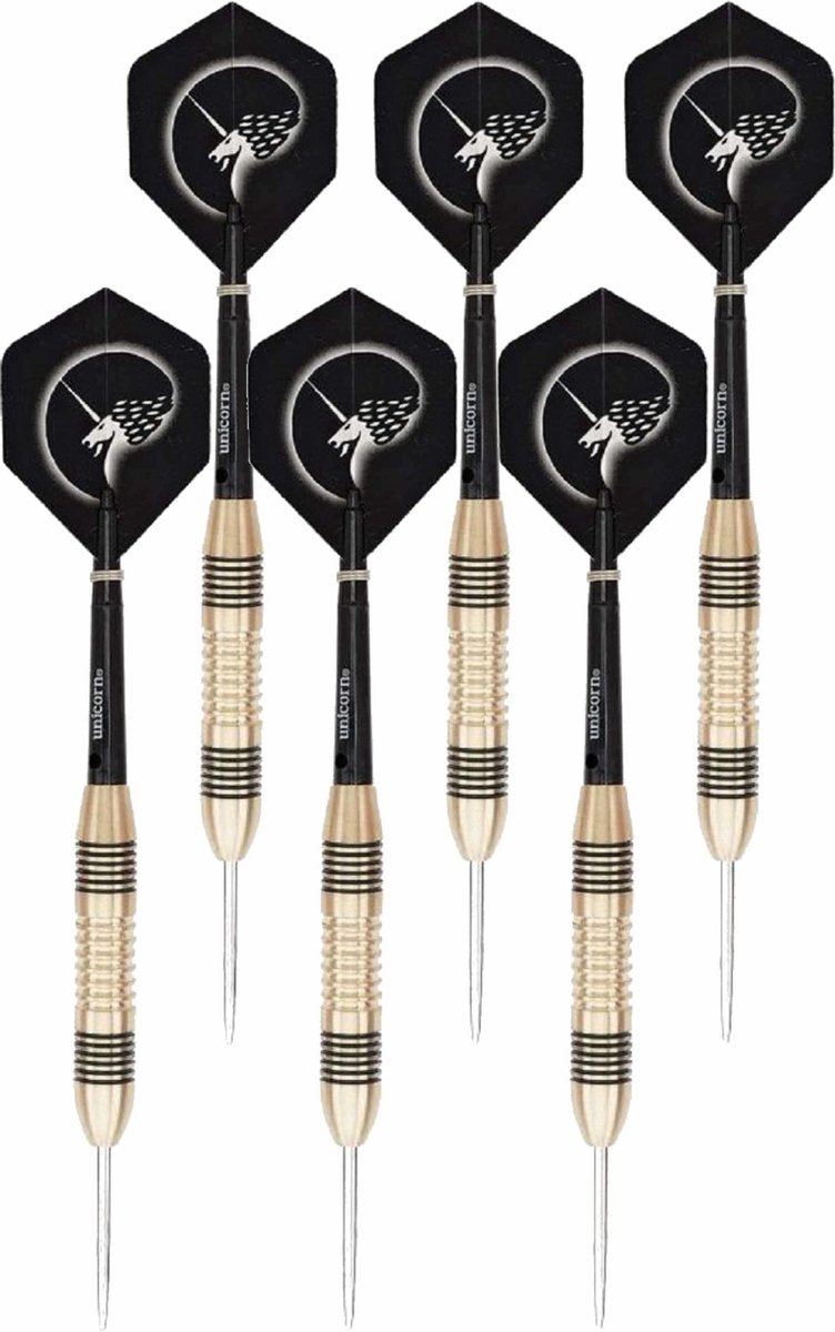 3x Set van 3 dartpijlen Core Brass 21 grams - Darten/darts sport artikelen pijltjes messing - Kinderen/volwassenen