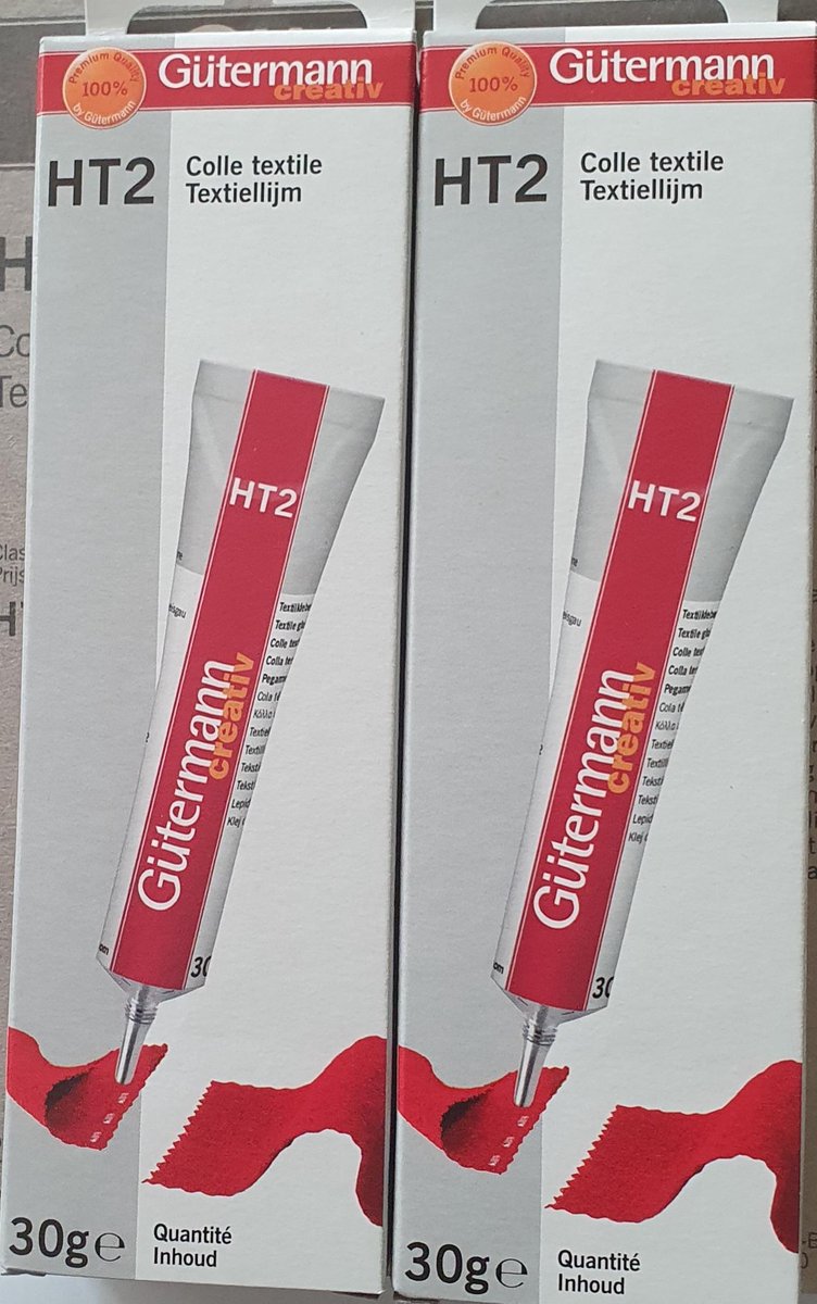 Gütermann Textiellijm HT2 30g. 2 TUBES