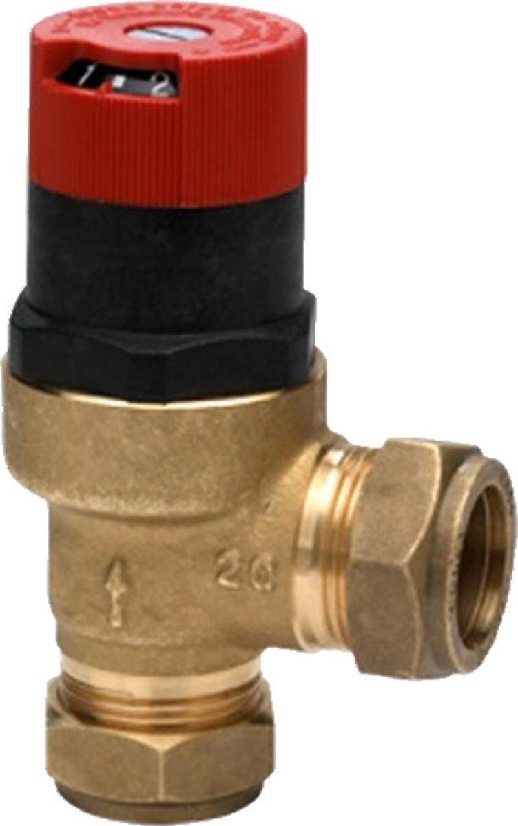 Honeywell Ultraline Overstortventiel met draadkoppeling 22mm knel