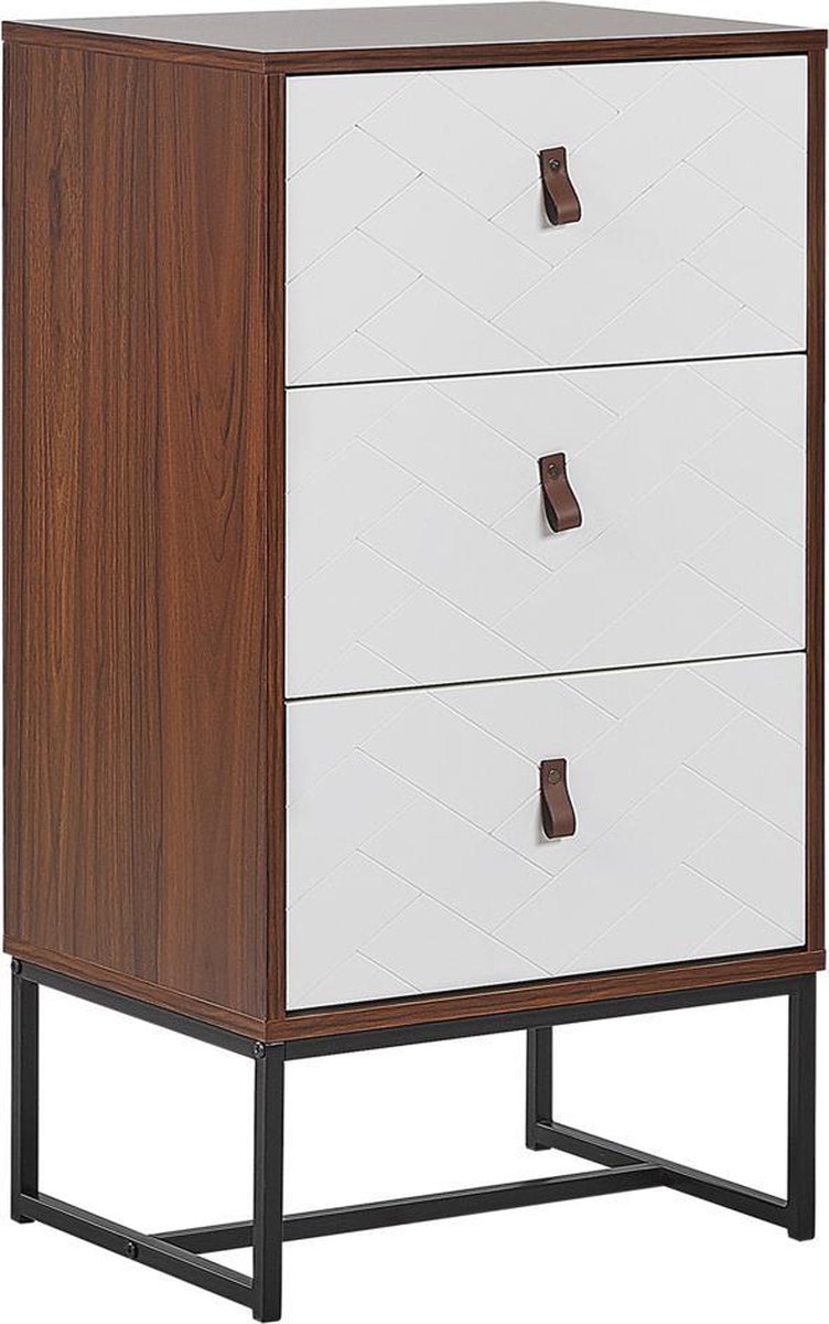 Beliani NUEVA - Dressoir - donkere houtkleur - MDF