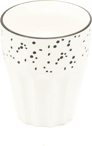 Housevitamin - Beker wit met stippen - 9