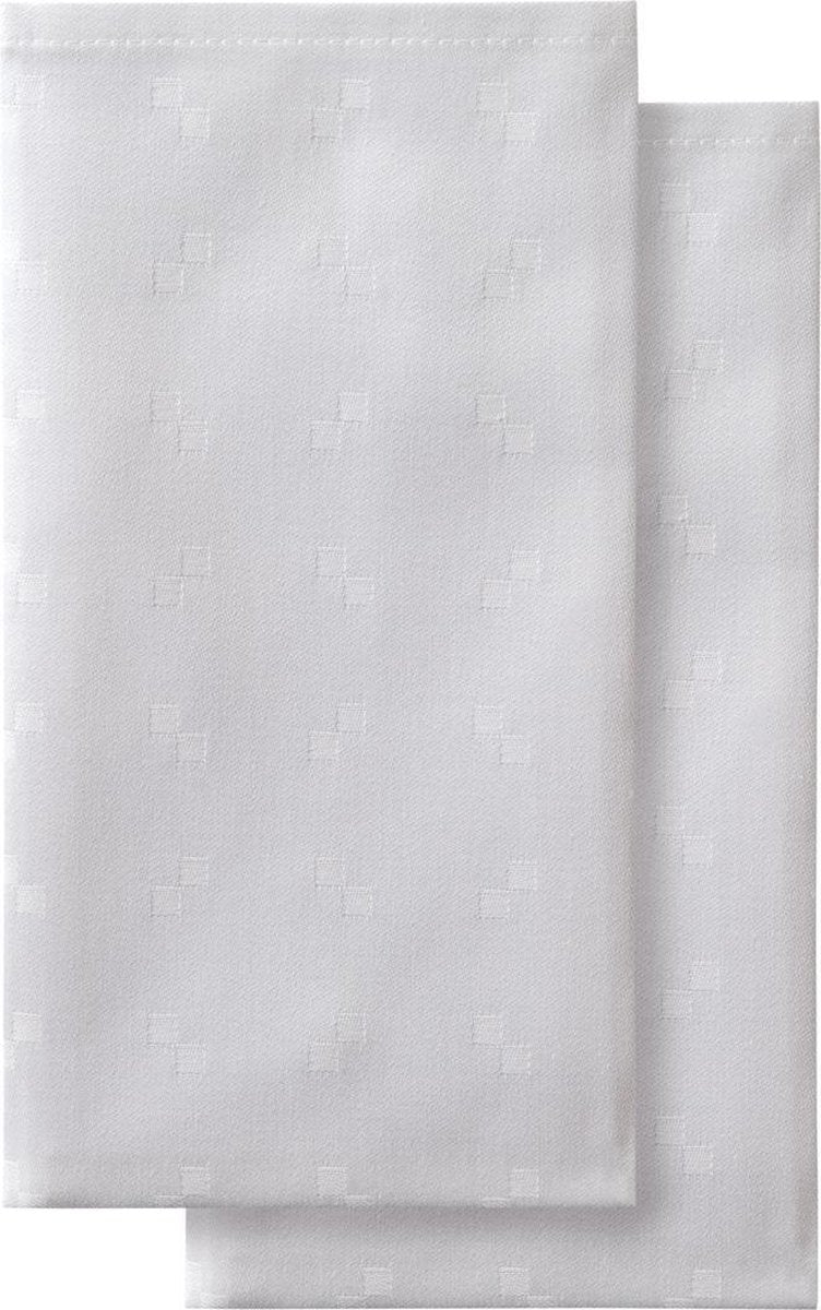 DDDDD servet 50 x 50 cm quadrat white (2 stuks)