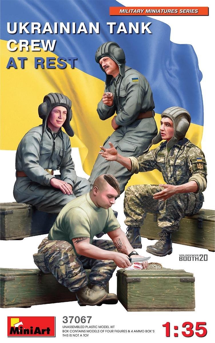 Miniart - Ukrainian Tank Crew At Rest 1:35 (9/20) * - MIN37067 - modelbouwsets