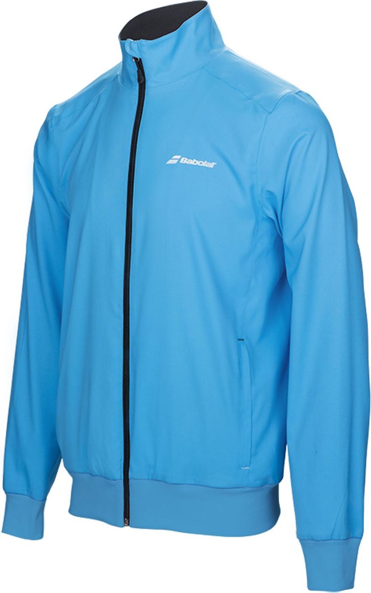 Babolat Core Club Trainingsjas - Maat 152  - Unisex - blauw Maat 152-164