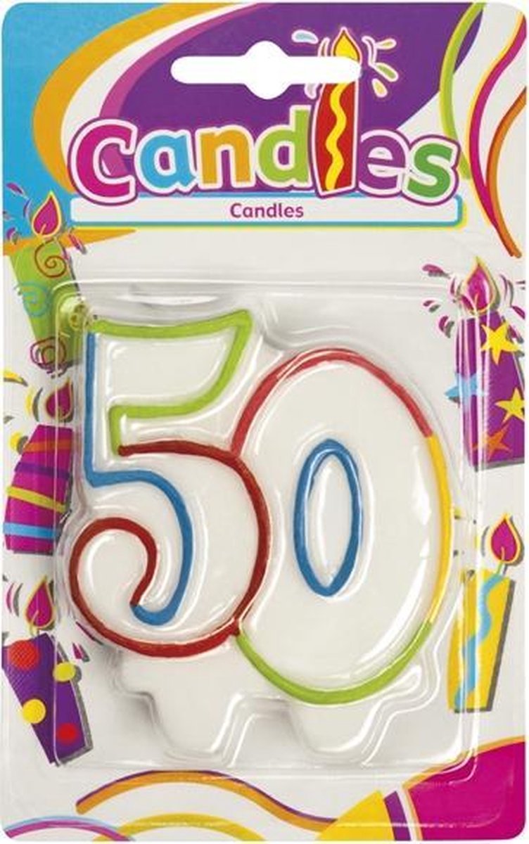 Verjaardagskaars - 50 jaar