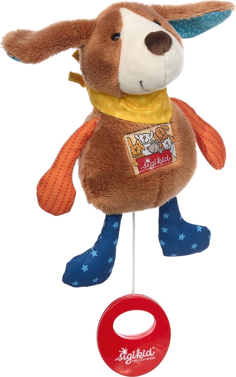 sigikid Muziekknuffel hond 42487