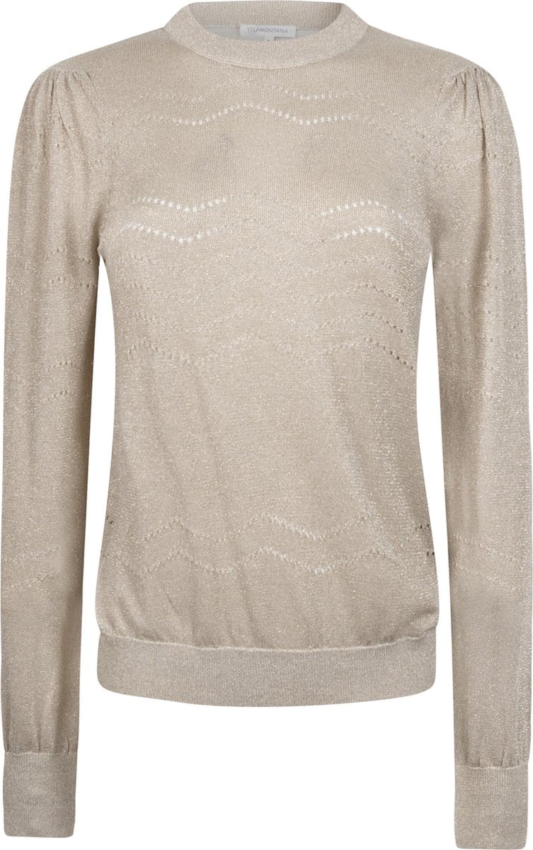 Tramontana | Gebreide Trui | Champagne | Maat L | Trui Dames