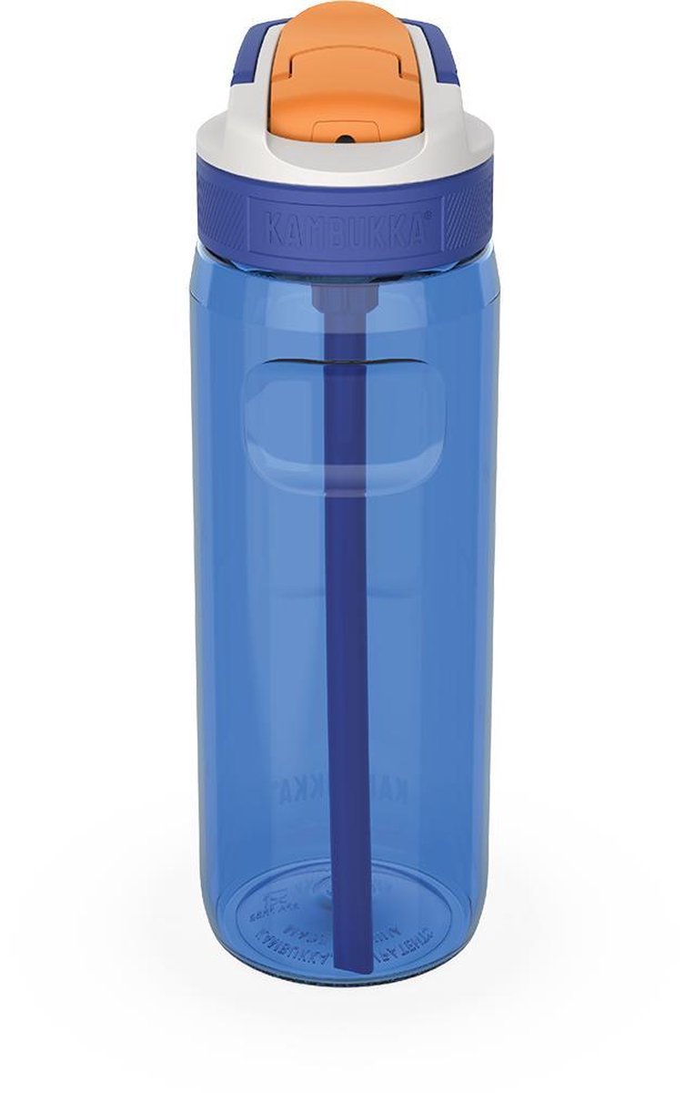 Kambukka Lagoon Drinkfles 750ml - Ultramarine met geïntegreed rietje