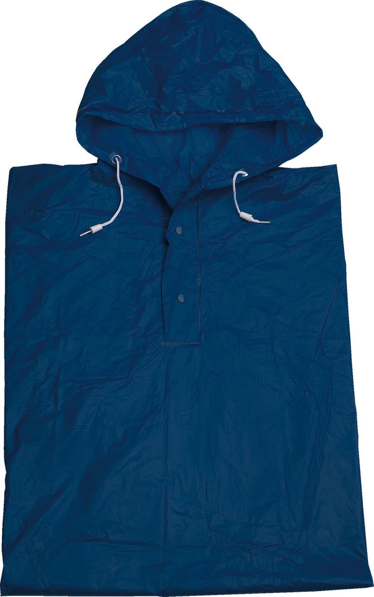 Falcone Regenponcho PVC - Donkerblauw