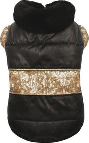 Croci hondenjas golden eye zwart goud 40 cm