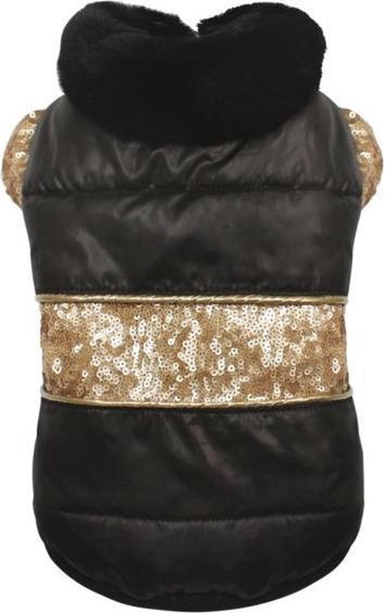 Croci hondenjas golden eye zwart goud 40 cm
