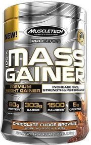 100% Mass Gainer Pro Serie 2270gr Choco Fudge Brownie