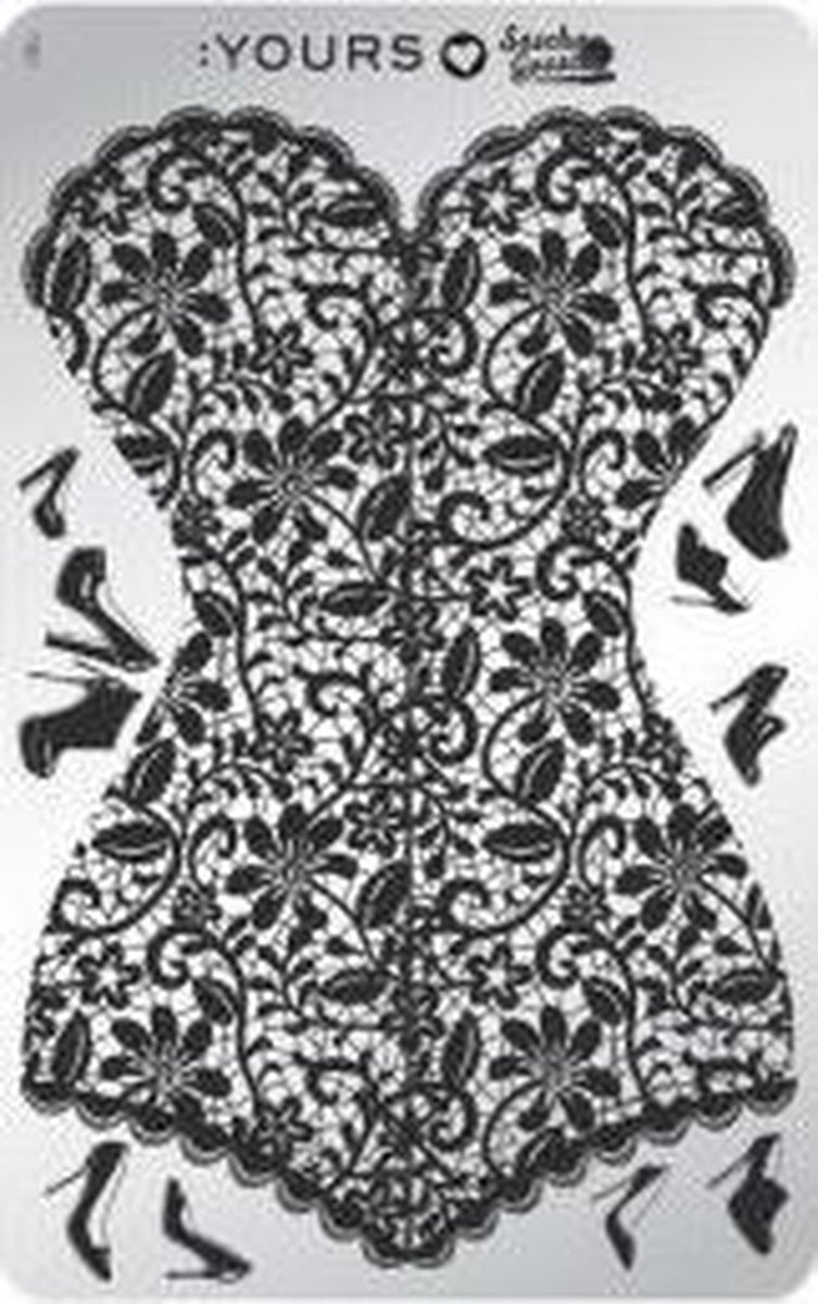 Yours Loves Sacha - YLS 01 Corset in Heels
