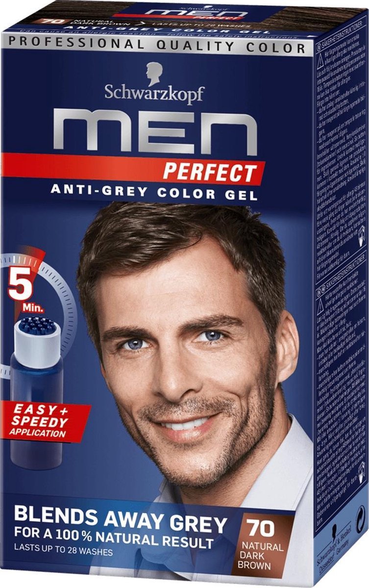 Schwarzkopf Men Perfect 70 haarkleuring Bruin
