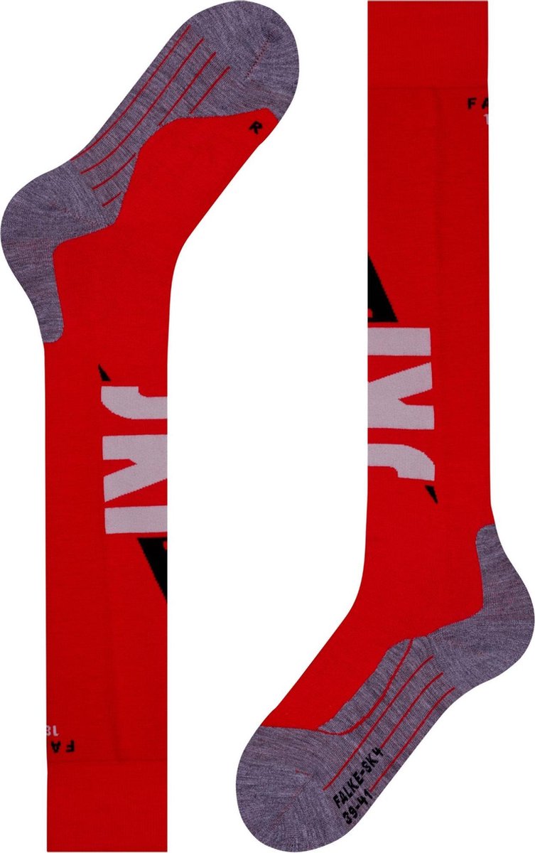 FALKE SK4 Retro Skisokken Heren 16518 - Rood 8000 lipstick Heren - 44-45
