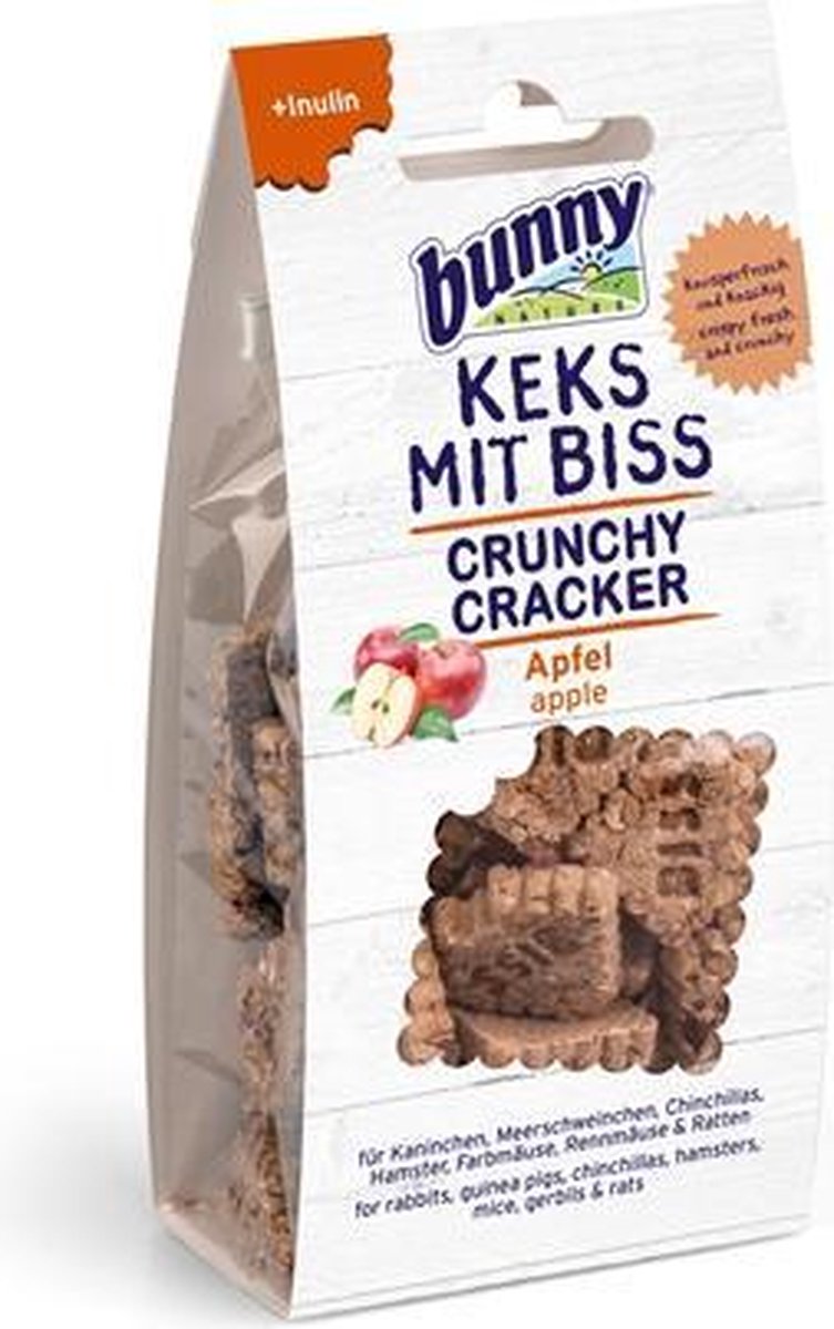 50 gr Bunny nature crunchy cracker appel